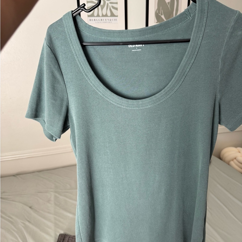 Old Navy Women's Teal Short Sleeve Tee